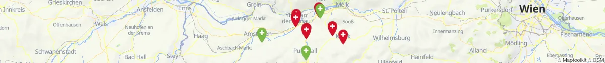 Map view for Pharmacies emergency services nearby Bergland (Melk, Niederösterreich)